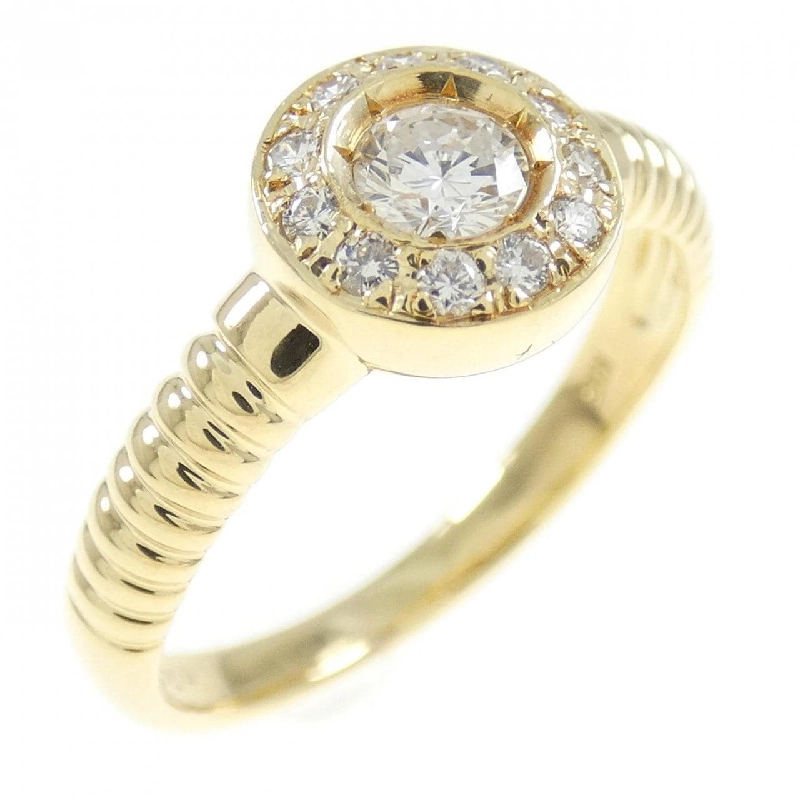 Nhẫn kim cương K18YG 0.30CT 672359