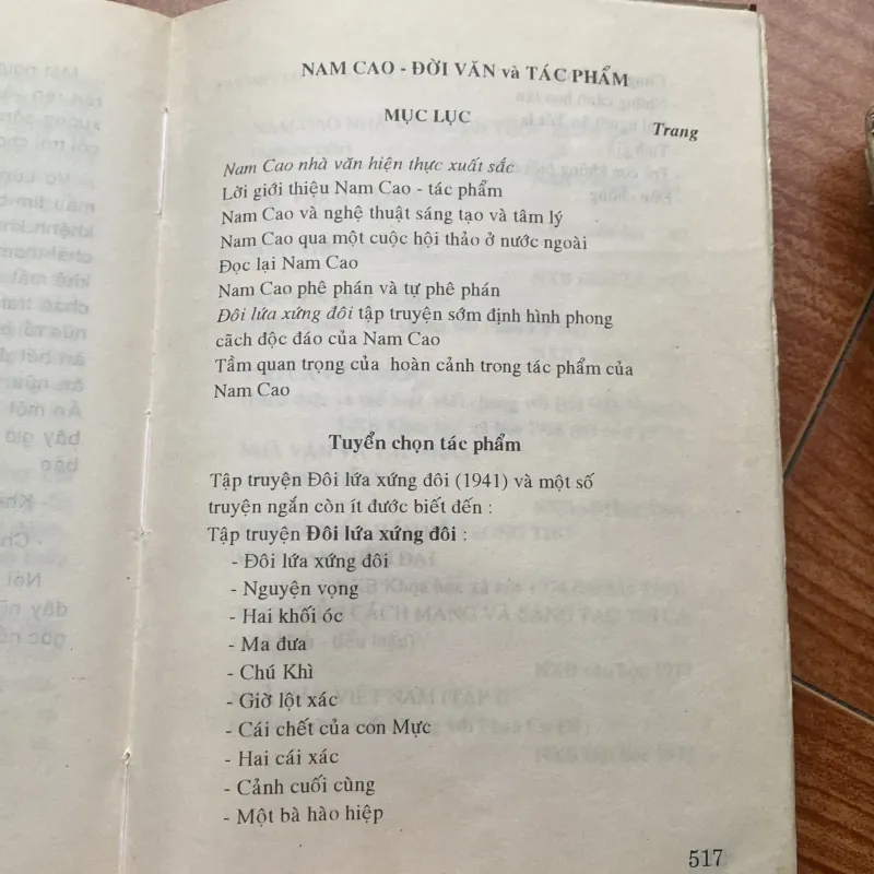 Nam Cao Đời Văn Và Tác Phẩm 999755
