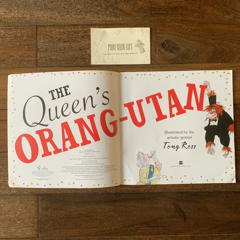Sách ngoại văn The Queen’s Orang – Utan by David Walliams, Used 400284