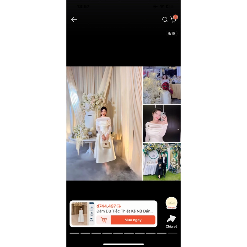 Đầm dự tiệc cưới 518742