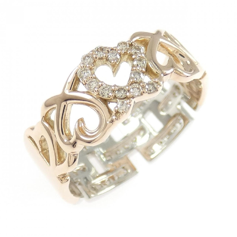 Nhẫn kim cương hình trái tim K18PG/PT900 0.32CT - Hàng hiệu Authentic 851318