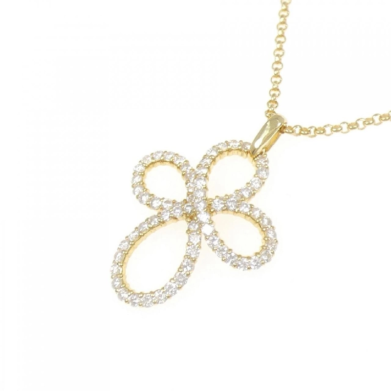 K18YG Dây chuyền kim cương 1.02CT - Hàng hiệu Chính hãng 861104