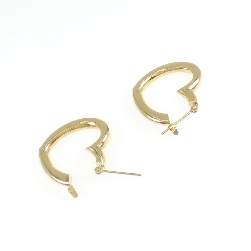 K18YG Khuyên tai hình trái tim - Hàng hiệu Chính hãng 876026