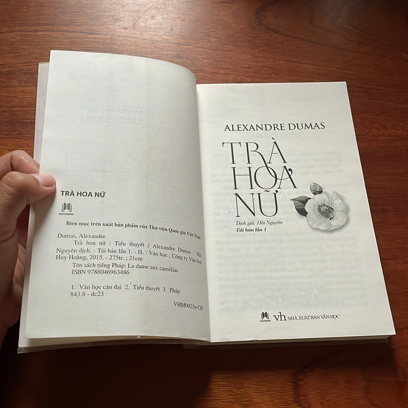 II Tiểu Thuyết: Trà Hoa Nữ - ALEXANDRE DUMAS - 2015 498454