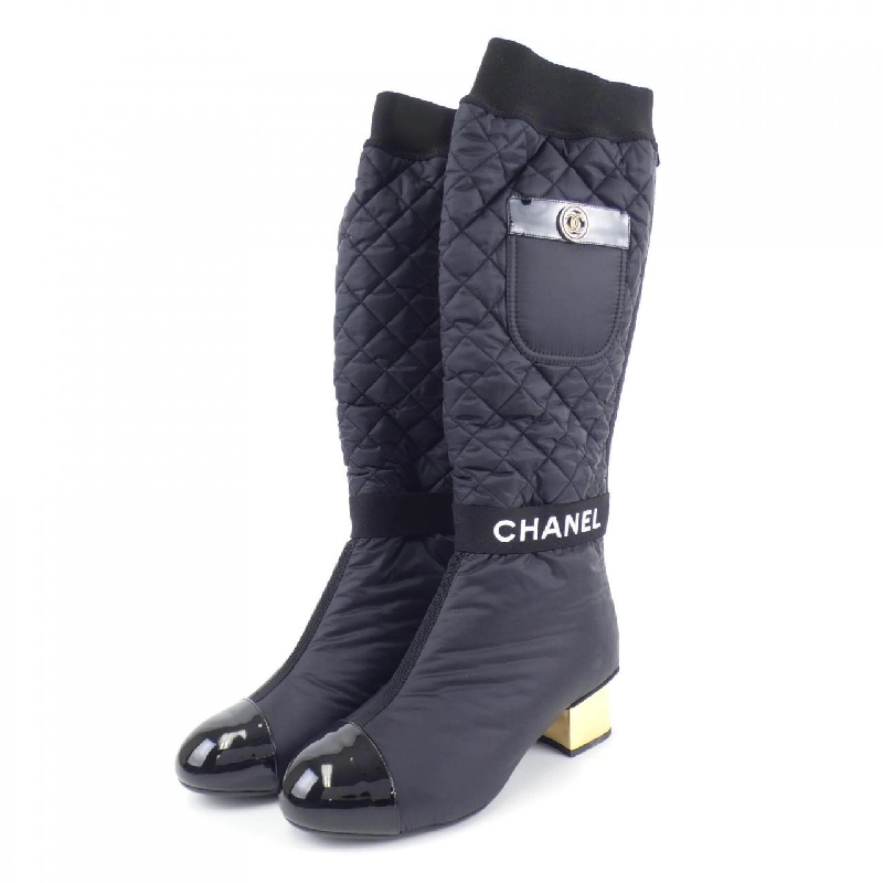 【Khuyến mãi】Giày bốt CHANEL 663876