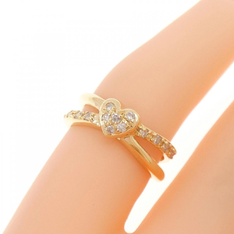 Nhẫn hồng ngọc hình trái tim K18YG 0.13CT 667561