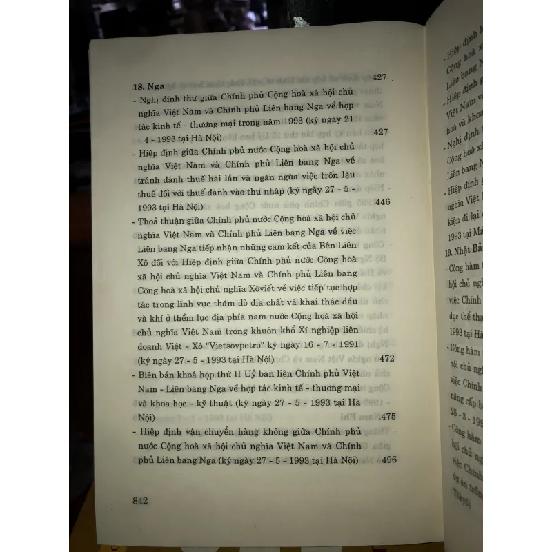 Niên giám các điều ước quốc tế nước Cộng hoà xã hội chủ nghĩa Việt Nam ký năm 1993. 755927