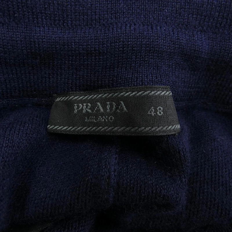 Quần cashmere màu xanh navy PRADA UMP153 S232 13Y5 - Hàng hiệu chính hãng 888400