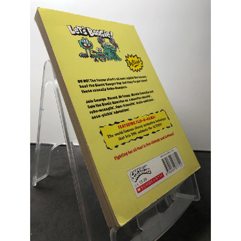 Captain underpants and the big, bad battle of the bionic booger boy SCHOLASTIC mới 85% bẩn nhẹ Dav PILKEY HPB1508 NGOẠI VĂN 458574