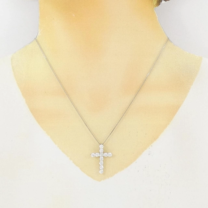 Dây chuyền kim cương PT900/PT850 1.506CT E VS1-SI2 EXT-GOOD - Hàng hiệu Chính hãng 874421