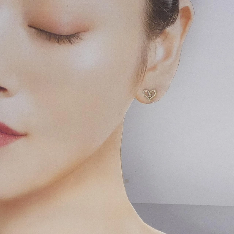 Bông tai Aker Filouge Heart 0.09CT một bên - Hàng hiệu Authentic 844982