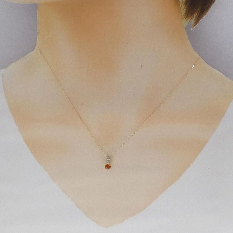 K18YG Sapphire Necklace 0.30CT - Hàng hiệu Authentic 856596