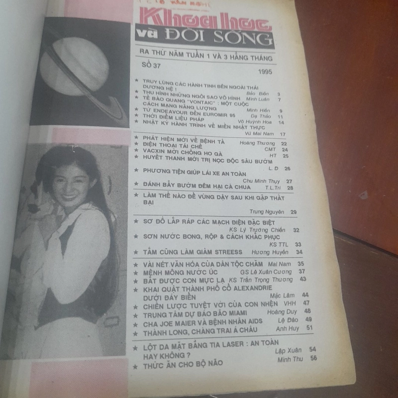 KHOA HỌC VÀ ĐỜI SỐNG số 37 năm 1995 463204