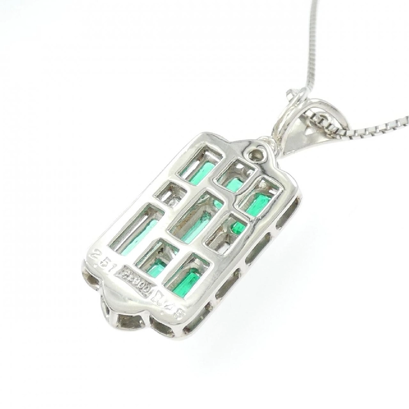 Dây chuyền ngọc lục bảo PT900/PT850 2.51CT - Hàng hiệu Authentic 856945