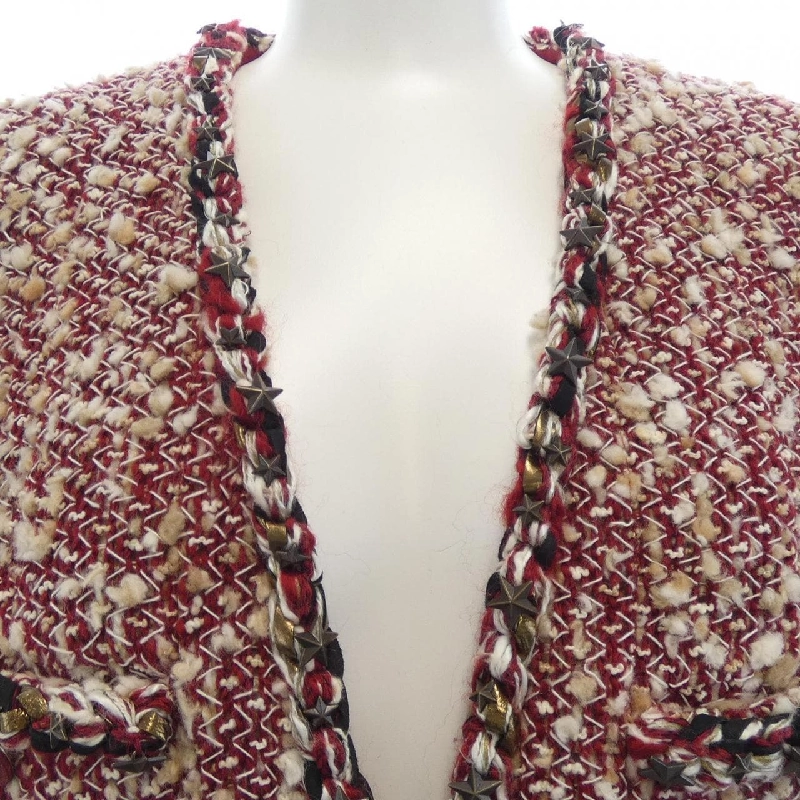 Áo khoác không cổ CHANEL P49462V36352 627842