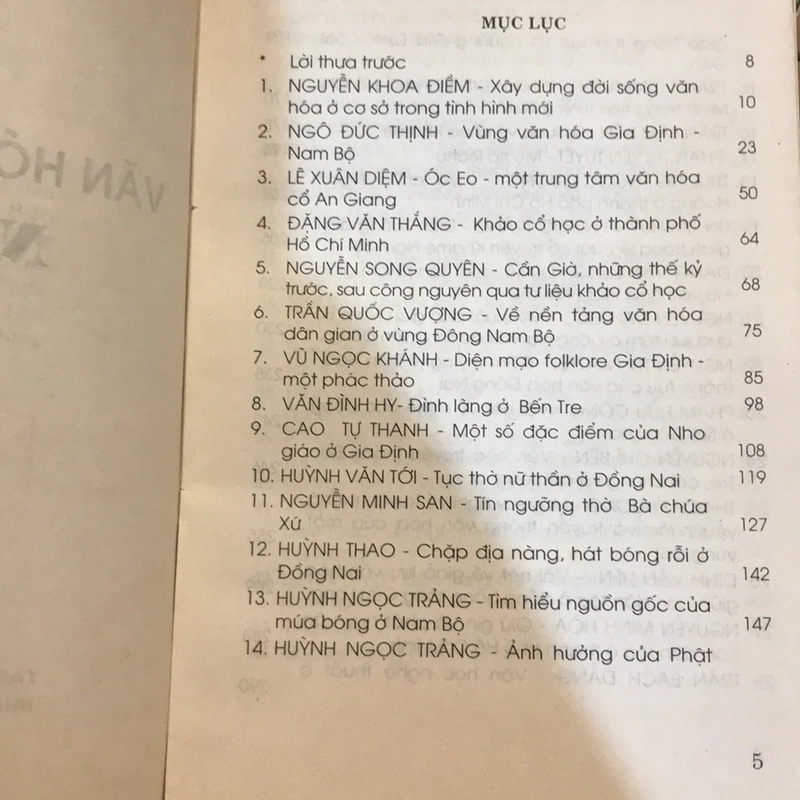 VĂN HÓA NGHỆ THUẬT NAM BỘ 501187