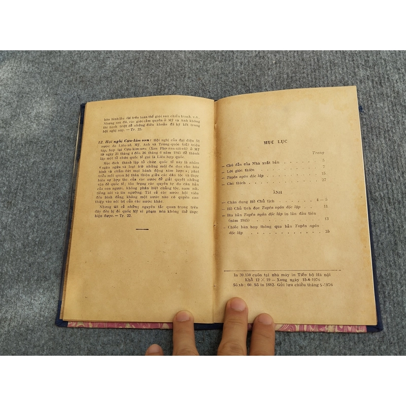 TUYÊN NGÔN ĐỘC LẬP NƯỚC VIỆT NAM DÂN CHỦ CỘNG HÒA 549081