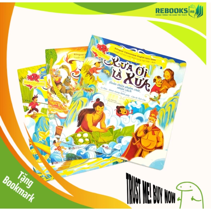 (TẶNG BOOKMARK) Xưa ơi là xưa - Combo 3 cuốn (Hồ ba bể, Thạch Sanh, Trí khôn) - Sách Mẹ và bé 956666