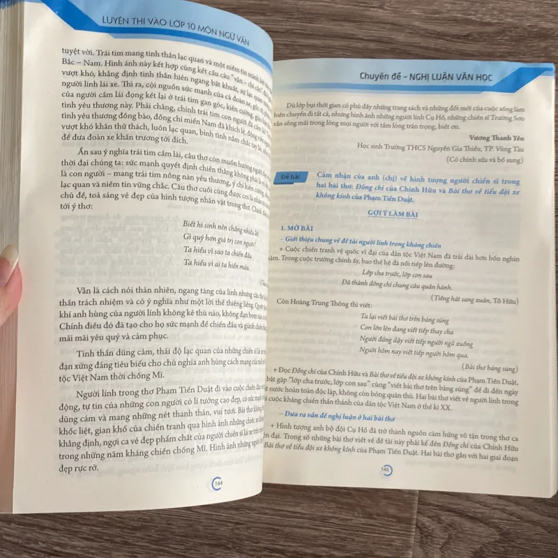 Sách ôn thi lớp 10 chuyên đề nghị luận văn học 784633