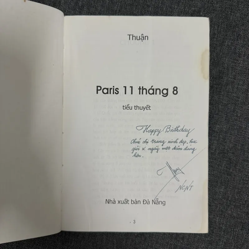 Paris 11 tháng 8 - Thuận 791229