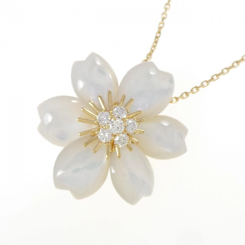 Vòng cổ nhỏ Van Cleef & Arpels Rose de Noël - Hàng hiệu Authentic 841195