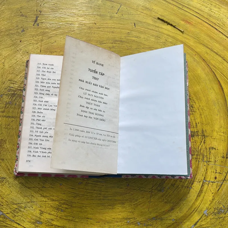 TẾ HANH TUYỂN TẬP THƠ 591971
