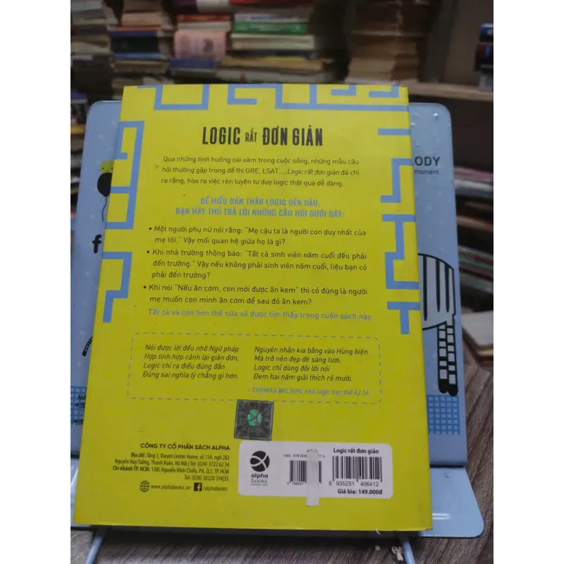 Sách: Logic rất đơn giản - Deborah J.Bennet (A2) 590182