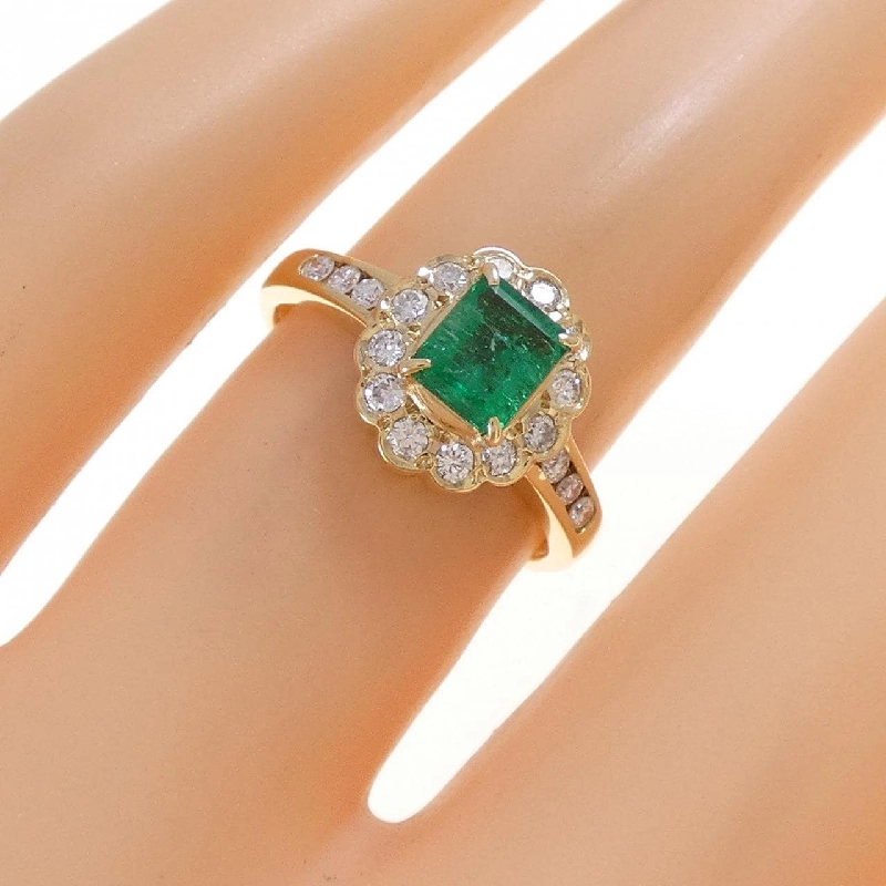 Nhẫn Emerald K18YG 0.51CT - Hàng hiệu Chính hãng 854228
