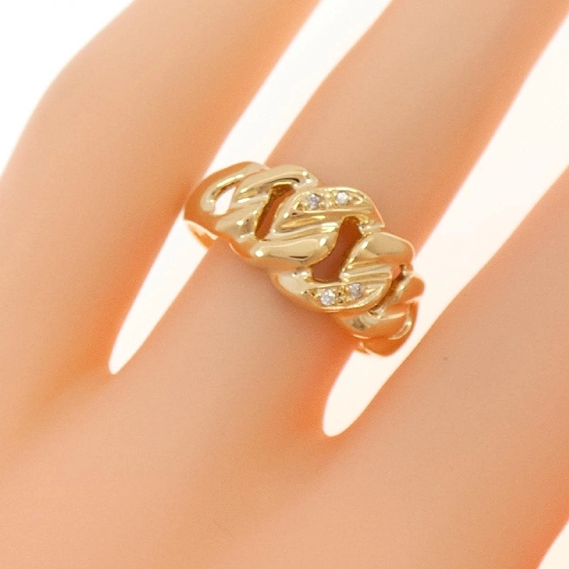 Nhẫn kim cương K18YG 0.02CT - Hàng hiệu Authentic 854691