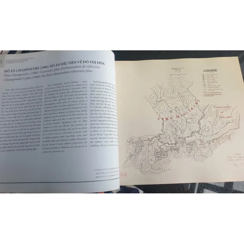 Sách Bản đồ sáng lập thành phố Đà Lạt - Olivier Tessier & Pascal Bourdeaux 687848