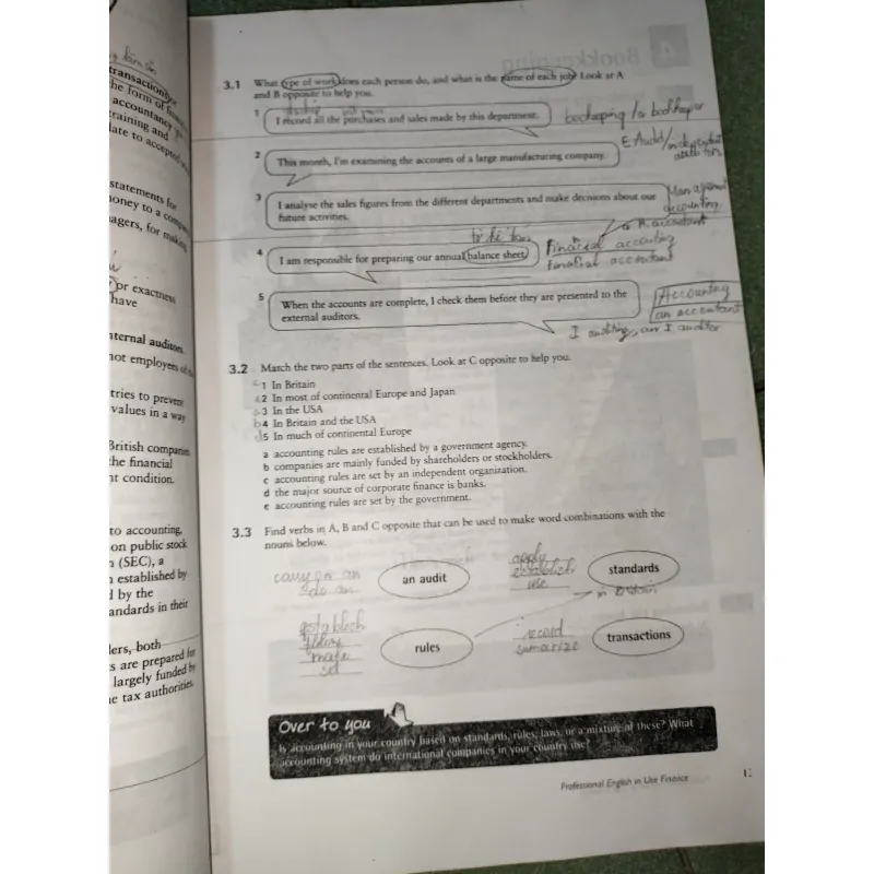 Professional English in Use - Tiếng anh lĩnh vực tài chính photo, có take note bên trong 932217