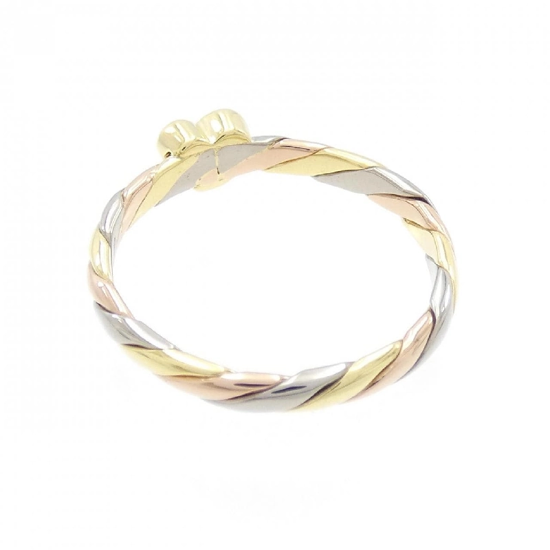 Nhẫn kim cương hình trái tim ba màu K18 673272