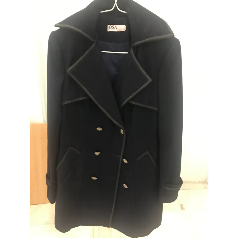 Áo jacket nỉ nữ màu đen chính hãng, OSA thiết kế, size M 557886