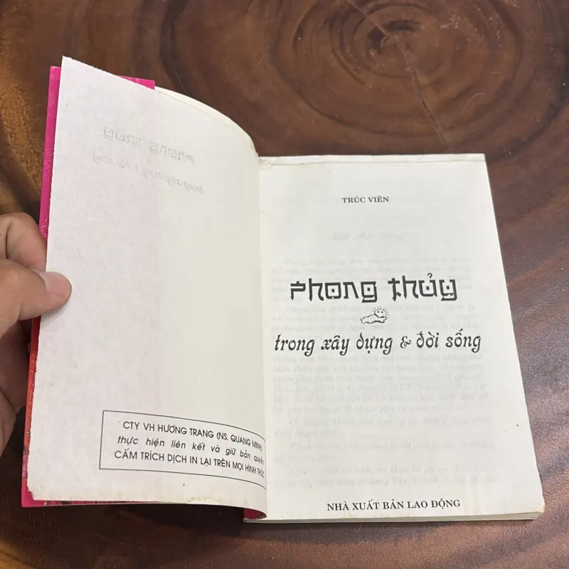 II Sách Phong Thuỷ: Phong Thuỷ Trong Xây Dựng Và Đời Sống - Trúc Viên - 2006 1008397