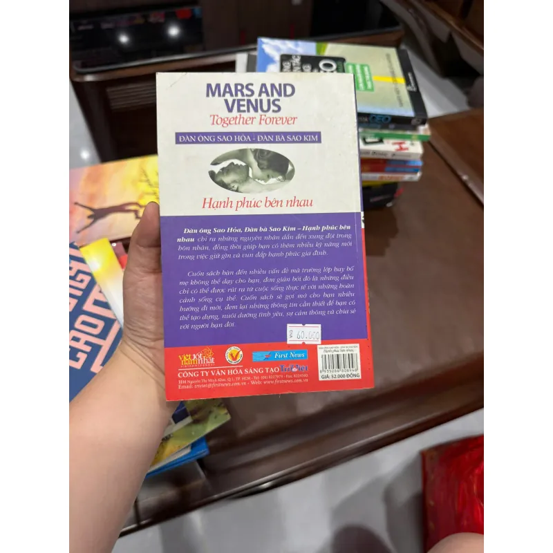 MARS AND VENUS – TOGETHER FOREVER | Hạnh phúc bên nhau – John Gray- K4 1022681