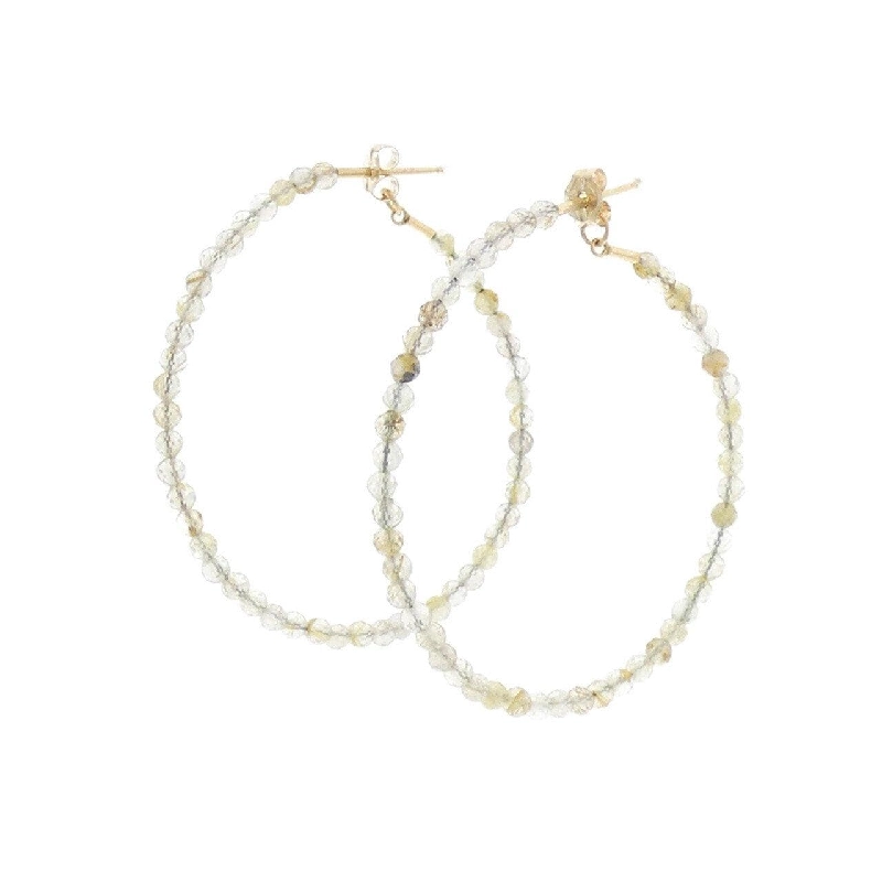 K10YG Rutile Quartz Bông Tai - Hàng hiệu Chính hãng 869774