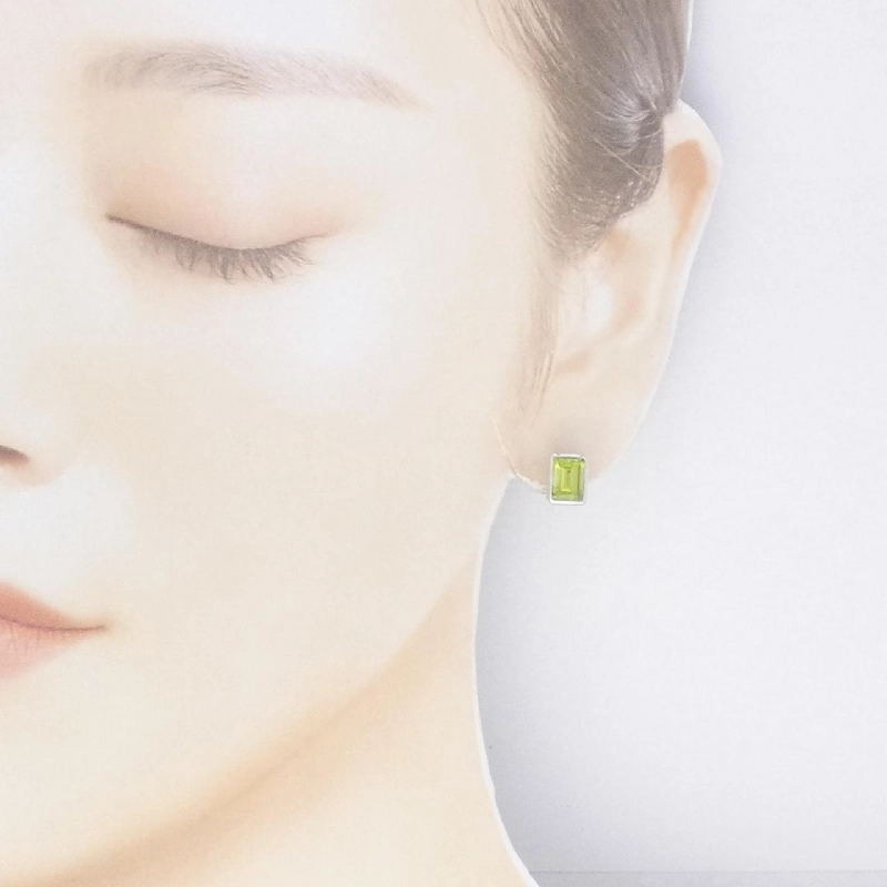 K18WG Peridot Bông tai - Hàng hiệu Chính hãng 869719