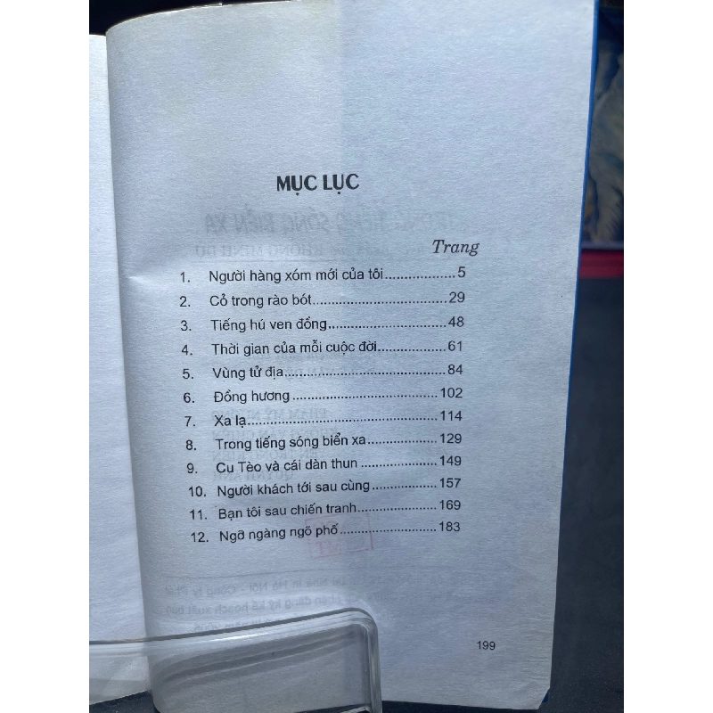 Trong tiếng sóng biển xa mới 80% ố bẩn nhẹ có dấu mộc và viết nhẹ trang đầu 2005 Khổng Minh Dự HPB0906 SÁCH VĂN HỌC 914857