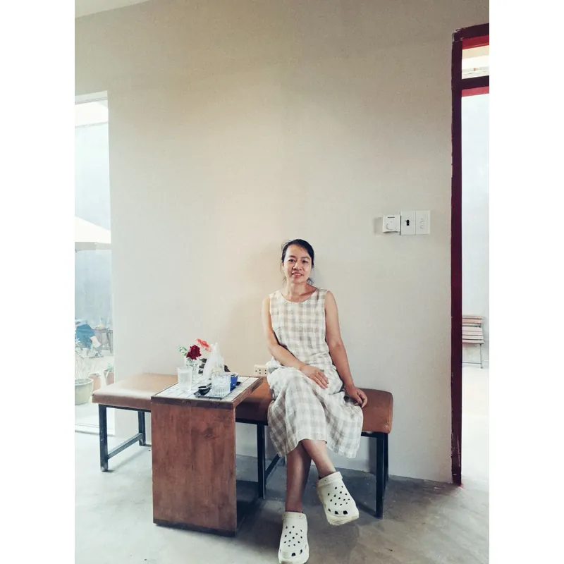 Đầm Linen 2 lớp / có túi  561041