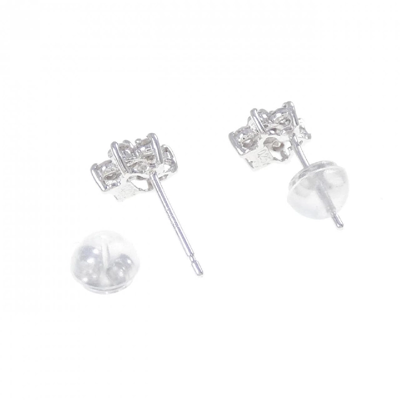 K18WG Bông tai hoa kim cương 0.50CT - Hàng hiệu Chính hãng 863588