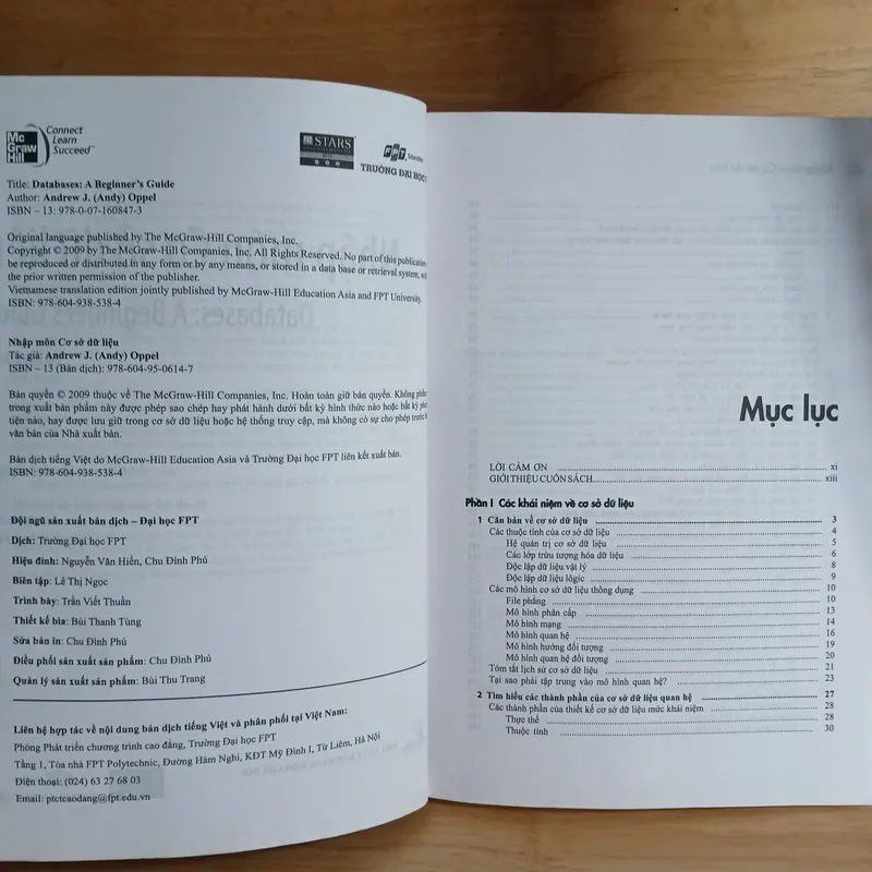 Nhập Môn Cơ Sở Dữ Liệu - Andrew J. (Andy) Oppel 568437