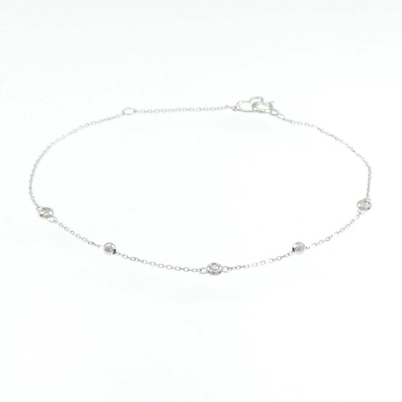 K18WG Vòng tay kim cương - Hàng hiệu Chính hãng 873705