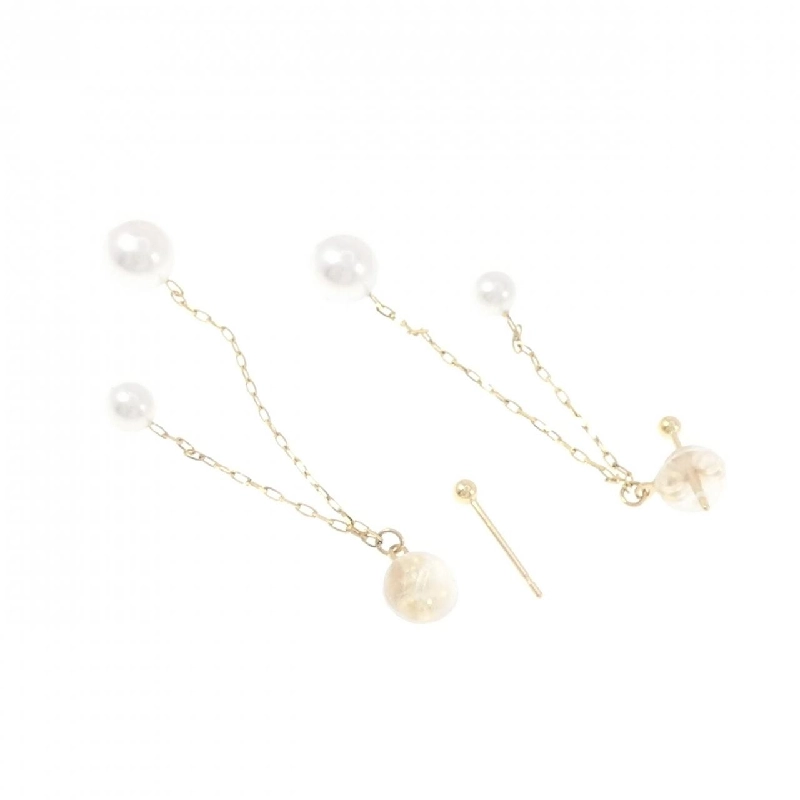 K18YG Bông tai ngọc trai Akoya - Hàng hiệu Authentic 875582