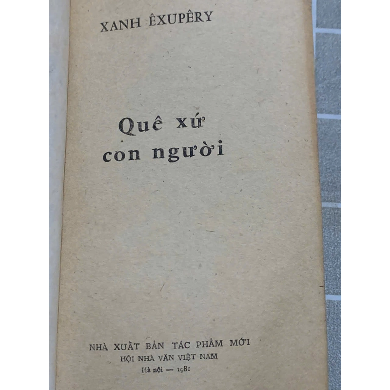 QUÊ XỨ NGƯỜI - Antoine de Saint-Exupéry 543763