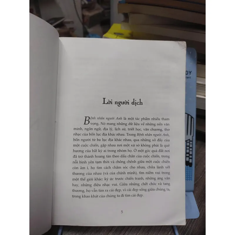 Sách: Bệnh nhân người Anh (A3) Tác giả: Michael Ondaatje 696557