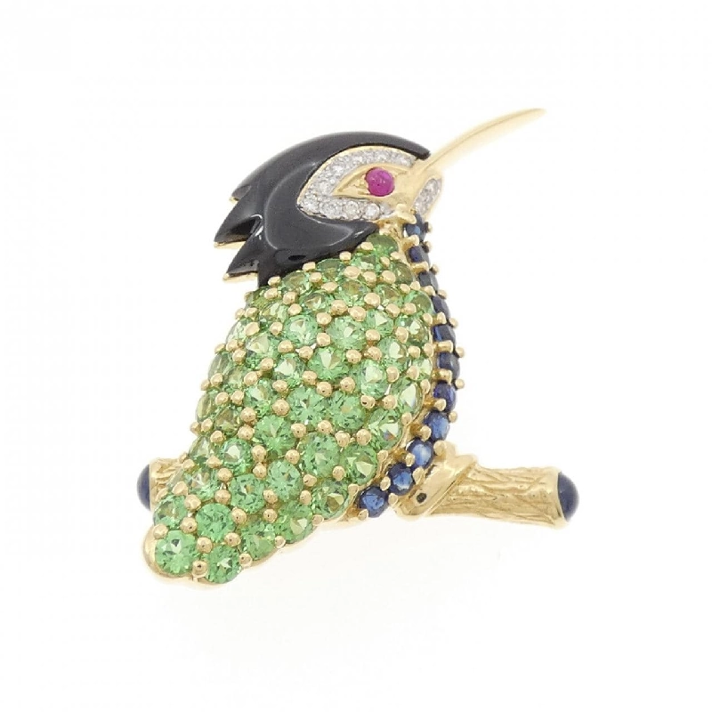 750YG/750WG Bông Cài Đá Màu - Hàng hiệu Chính hãng 872599