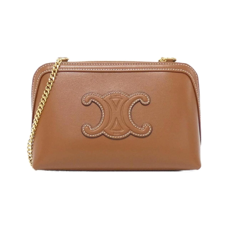 【Sản phẩm mới】Celine Túi đeo chéo Chain Clutch Cuill Triomphe 10E383DR8 613733