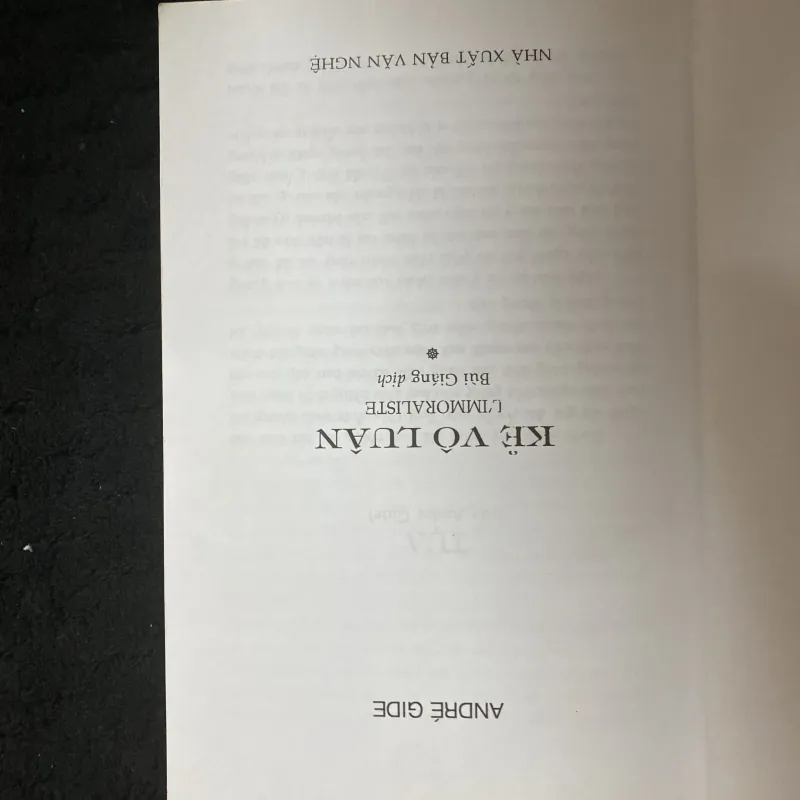 Kẻ Vô Luân-André Gide,( tg giải Nobel 1947), Bùi Giáng dịch 1030884