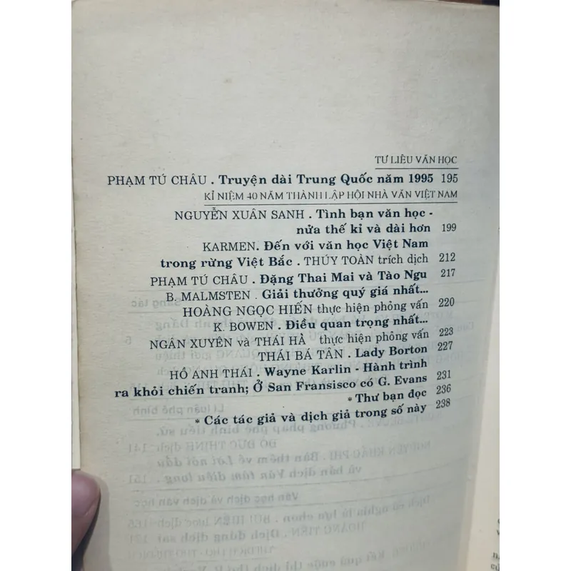 Văn học Nước Ngoài số 2-1997 605333