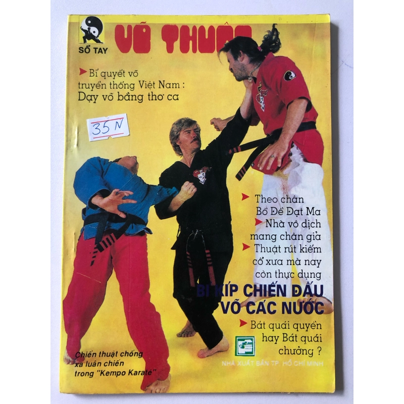 SỔ TAY VÕ THUẬT BÍ KÍP CHIẾN ĐẤU VÕ CÁC NƯỚC - 80 TRANG, NXB: 1994 297668